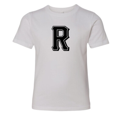 Youth Next Level White T-Shirt - Rogue R logo  Thumbnail