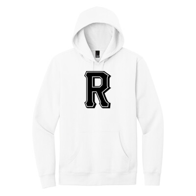 Adult Fleece White Hoodie - Rogue R   Thumbnail