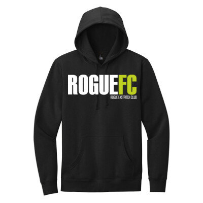 Adult Fleece Hoodie - RogueFC lime logo Thumbnail