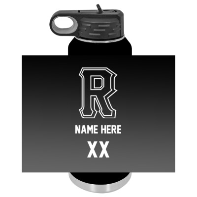 40oz Water Bottle with optional name/number included Thumbnail