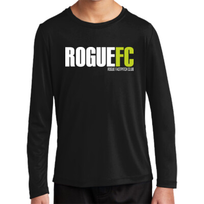 Youth UPF 50 Long Sleeve - RogueFC Lime Thumbnail