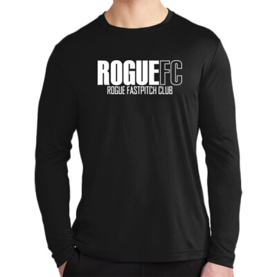 Adult Drifit UPF 50 Long Sleeve - RogueFC all white Thumbnail