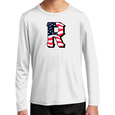 Youth UPF 50 Long Sleeve - Flag Thumbnail