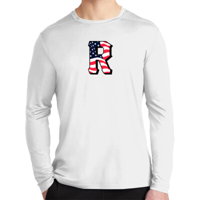 Adult Drifit UPF 50 Long Sleeve - Flag Thumbnail